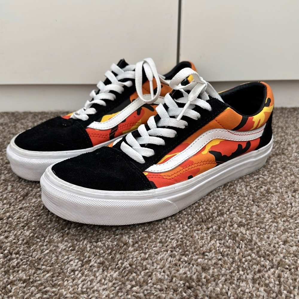 VANS Old Skool pop camo orange